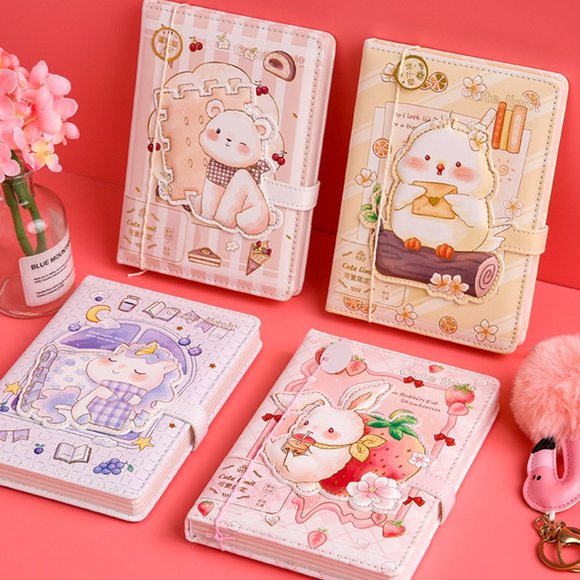 36K - Kawaii Animal Magnetic Journal - Bear - Picture 2 of 7